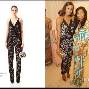 DVF 'Shany' lace jumpsuit